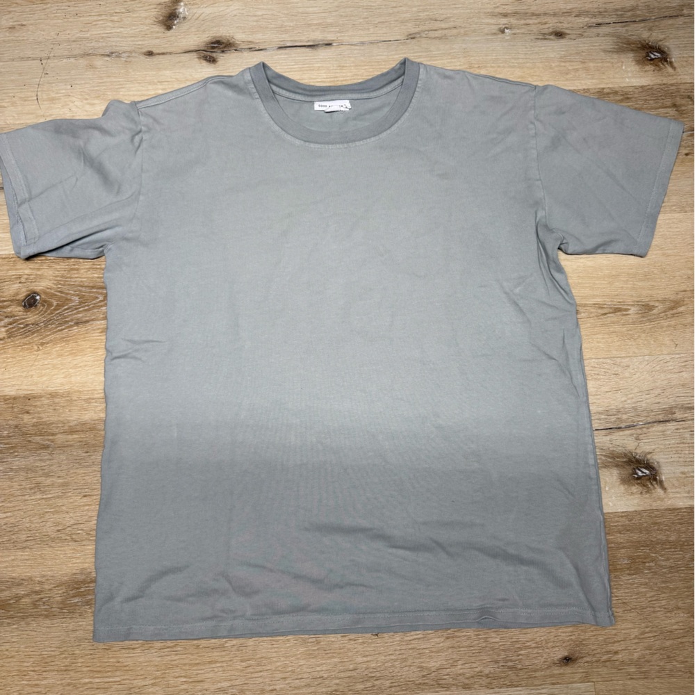 Good American Light Gray Tee